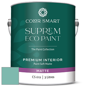 COLOR SMART CS 619 SUPREM ECO PAINT матовая краска цвет NCS S 2030-B70G 