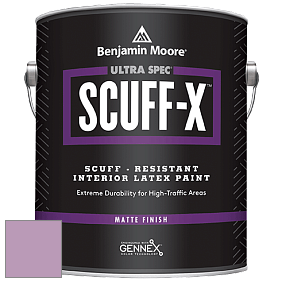 Benjamin Moore 484 Ultra Spec SCUFF-X Interior Matte Finish краска цвет NCS S 2030-R40B 