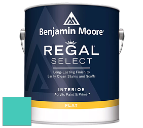 Benjamin Moore 547 Regal Select Waterborne Interior Flat Finish краска цвет NCS S 1050-B60G 