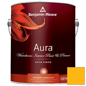 Краска Aura Waterborne Interior Satin Finish (526) цвет 2019-30 Sunflower