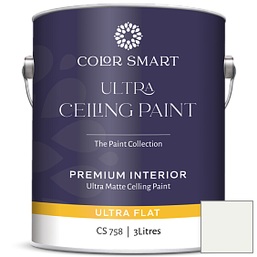 Краска COLOR SMART CS 758 ULTRA CEILING PAINT ультраматовая краска цвет OC-57 White Heron