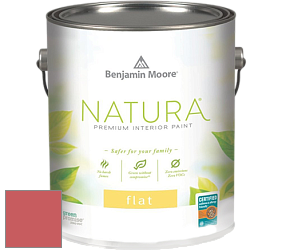 Benjamin Moore 512 Natura Interior Flat Finish матовая краска цвет 2008-30 Raspberry Blush