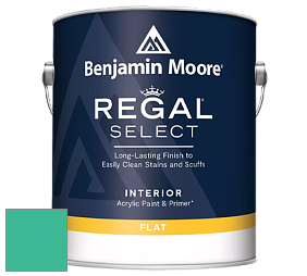 Benjamin Moore 547 Regal Select Waterborne Interior Flat Finish краска цвет 615 Mayan Green