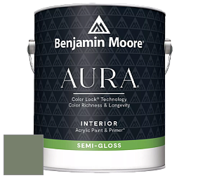 Benjamin Moore Aura 528 Waterborne Interior Semi-gloss Finish краска цвет 446 Pinelands