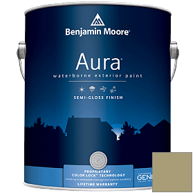 Краска Aura Waterborne Exterior Semi-Gloss Finish (632) цвет 495 Hillside Green