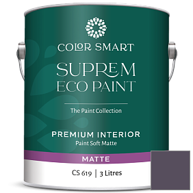 Краска COLOR SMART CS 619 SUPREM ECO PAINT матовая краска цвет 1393 Grappa
