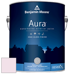 Benjamin Moore Aura 632 Waterborne Exterior Semi-Gloss Finish краска цвет 2078-70 Pink Peony