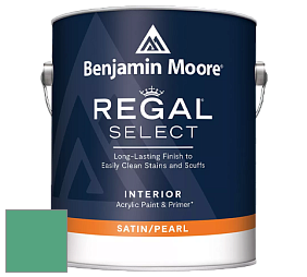 Benjamin Moore 550 Regal Select Waterborne Interior Pearl Finish краска цвет 593 Island Getaway