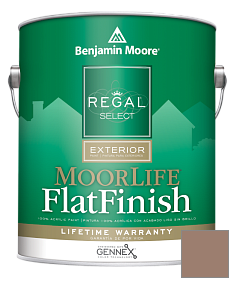 Краска Regal Select Exterior Paint-MoorLife Flat Finish (W105) цвет 1027 Firewood