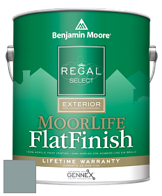 Benjamin Moore W105 Regal Select Exterior Paint-MoorLife Flat Finish краска цвет 2123-30 Sea Star