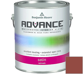 Краска Benjamin Moore 792. Advance Interior Paint-Satin эмаль цвет 2090-20 Rich Chestnut