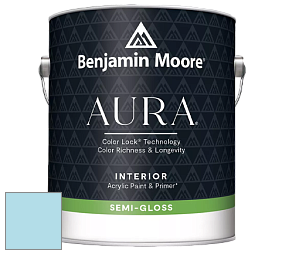 Benjamin Moore Aura 528 Waterborne Interior Semi-gloss Finish краска цвет 778 Skylark Song
