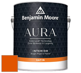 Benjamin Moore Aura 526 Waterborne Interior Satin Finish покрытие цвет RAL 2009 