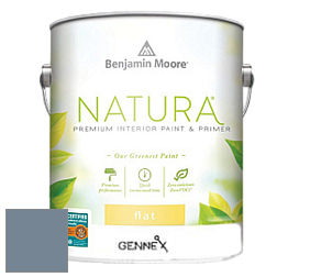 Benjamin Moore 514 Natura Interior Semi-Gloss Finish краска цвет 1629 Bachelor Blue