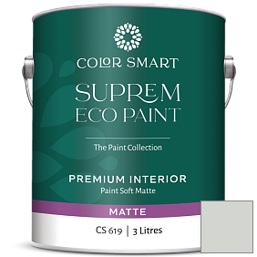 Краска COLOR SMART CS 619 SUPREM ECO PAINT матовая краска цвет 1479 Alaskan Husky