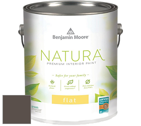 Benjamin Moore 512 Natura Interior Flat Finish матовая краска цвет 2112-20 Brown Sugar