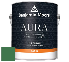 Benjamin Moore Aura 526 Waterborne Interior Satin Finish покрытие цвет NCS S 4050-G10Y 