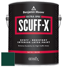 Benjamin Moore 486 Ultra Spec SCUFF-X Interior Satin Finish краска цвет RAL 6005 