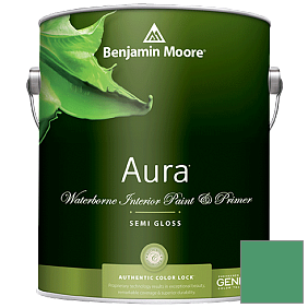 Краска Aura Waterborne Interior Semi-gloss Finish (528) цвет 581 Floradale Isle
