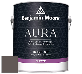 Benjamin Moore Aura 522 Interior Paint - Matte краска цвет 2112-30 Stone Brown
