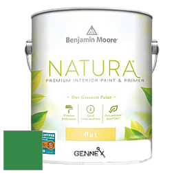 Benjamin Moore 514 Natura Interior Semi-Gloss Finish краска цвет 2037-20 Jade Green