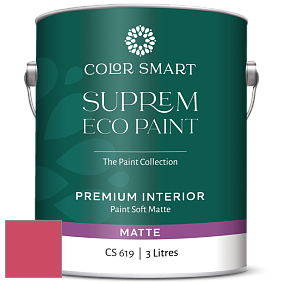 COLOR SMART CS 619 SUPREM ECO PAINT матовая краска цвет 2000-30 Red Tulip