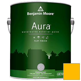 Краска Aura Waterborne Exterior Flat Finish (629) цвет 2021-20 Lemon