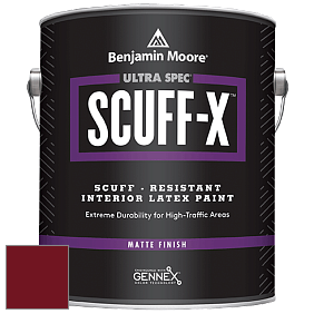 Benjamin Moore 484 Ultra Spec SCUFF-X Interior Matte Finish краска цвет RAL 3032 