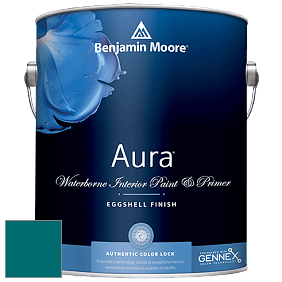 Benjamin Moore Aura 524 Waterborne Interior Eggshell Finish краска цвет NCS S 4550-B30G 