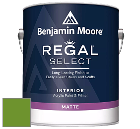 Benjamin Moore 548 IRegal Select Interior Paint - Matte краска цвет 2029-10 Basil Green
