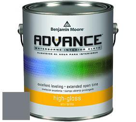 Benjamin Moore 794 Advance Interior Paint-High Gloss глянцевая алкидная эмаль цвет 2120-40 Smoke Gray