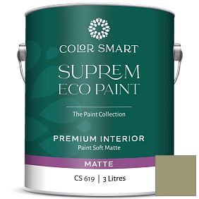 Краска COLOR SMART CS 619 SUPREM ECO PAINT матовая краска цвет 482 Misted Fern