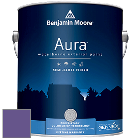 Benjamin Moore Aura 632 Waterborne Exterior Semi-Gloss Finish краска цвет 2071-30 Mystical Grape