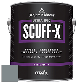 Benjamin Moore 484 Ultra Spec SCUFF-X Interior Matte Finish краска цвет NCS S 5005-B20G 