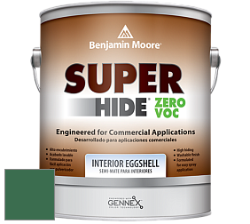 Benjamin Moore 357 Super Hide Zero Voc Interior Eggshell краска цвет 2040-20 Green Meadows