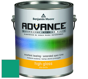 Benjamin Moore 794 Advance Interior Paint-High Gloss глянцевая алкидная эмаль цвет 2046-30 Cayman Lagoon
