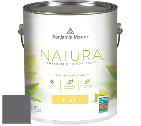 Benjamin Moore 512 Natura Interior Flat Finish матовая краска цвет 1616 Stormy Sky