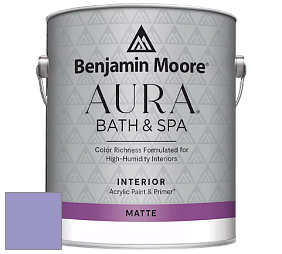 Benjamin Moore Aura 532 Bath & Spa Waterborne Interior Paint Matte Finish краска цвет NCS S 2040-R60B 