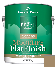 Краска Regal Select Exterior Paint-MoorLife Flat Finish (W105) цвет 236 Green Tea
