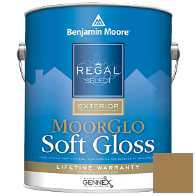 Краска Regal Select Exterior Paint-Moor GloSoft Gloss Finish (W096) цвет 224 Grecian Gold