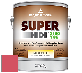 Benjamin Moore 355 Super Hide Zero Voc Interior Flat краска цвет 2002-30 Rose Quartz