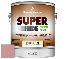 Benjamin Moore 355 Super Hide Zero Voc Interior Flat краска цвет 2091-50 Rosy Tan
