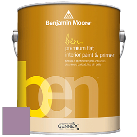Benjamin Moore Ben W625 Premium Interior Latex Flat краска цвет NCS S 3030-R40B 
