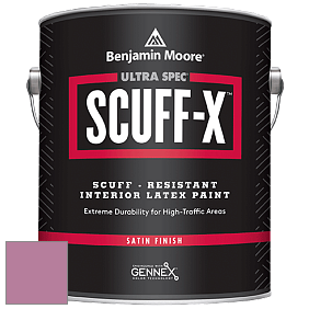 Benjamin Moore 486 Ultra Spec SCUFF-X Interior Satin Finish краска цвет 2083-40 Begonia