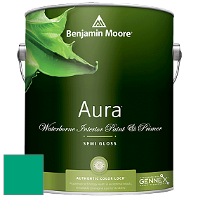 Benjamin Moore Aura 528 Waterborne Interior Semi-gloss Finish краска цвет NCS S 2060-B90G 