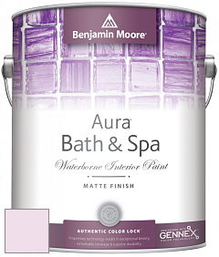 Benjamin Moore Aura 532 Bath & Spa Waterborne Interior Paint Matte Finish краска цвет 2076-70 Nursery Pink