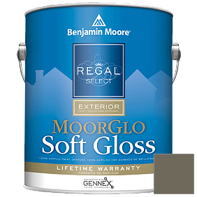 Краска Regal Select Exterior Paint-Moor GloSoft Gloss Finish (W096) цвет 1561 Castle Peak Gray