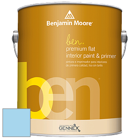 Benjamin Moore Ben W625 Premium Interior Latex Flat краска цвет 2065-60 Caribbean Coast