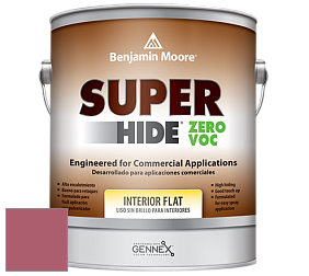 Benjamin Moore 355 Super Hide Zero Voc Interior Flat краска цвет 2081-30 Vibrant Blush