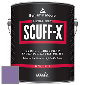 Benjamin Moore 486 Ultra Spec SCUFF-X Interior Satin Finish краска цвет RAL 4011 